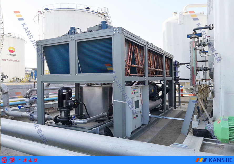 油氣回收風冷螺桿式防爆冷水機使用現(xiàn)場案例